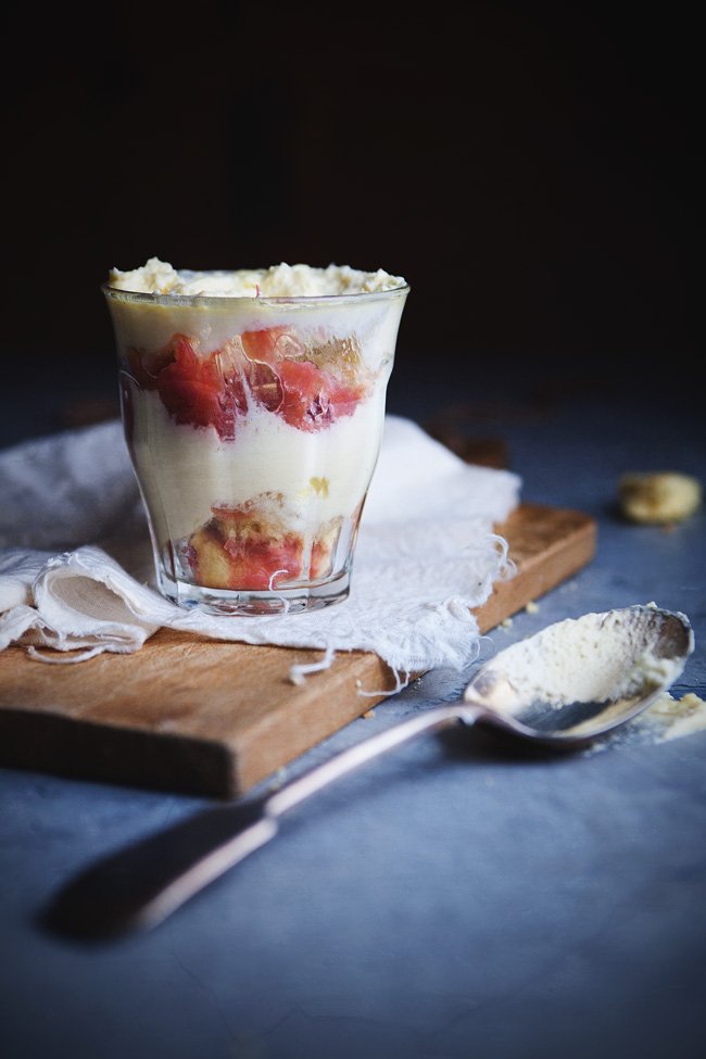 Luzia’s Strawberry Rhubarb Tiramisu, Absent The Strawberries